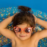KiETLA slnečné okuliare BuZZ 6-9 rokov: neon zrkadlovky